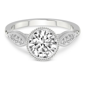 Everly Vintage Bezel Diamond Ring