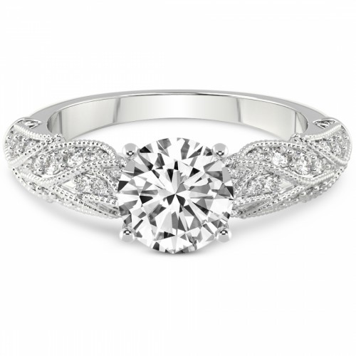 Vintage Willow Diamond Ring