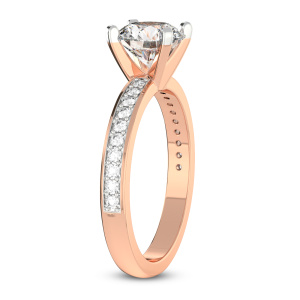 Charm Of Love Eternity Diamond Ring top view