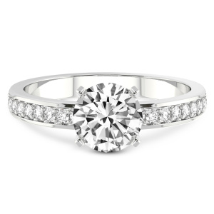Charm Of Love Eternity Diamond Ring front view