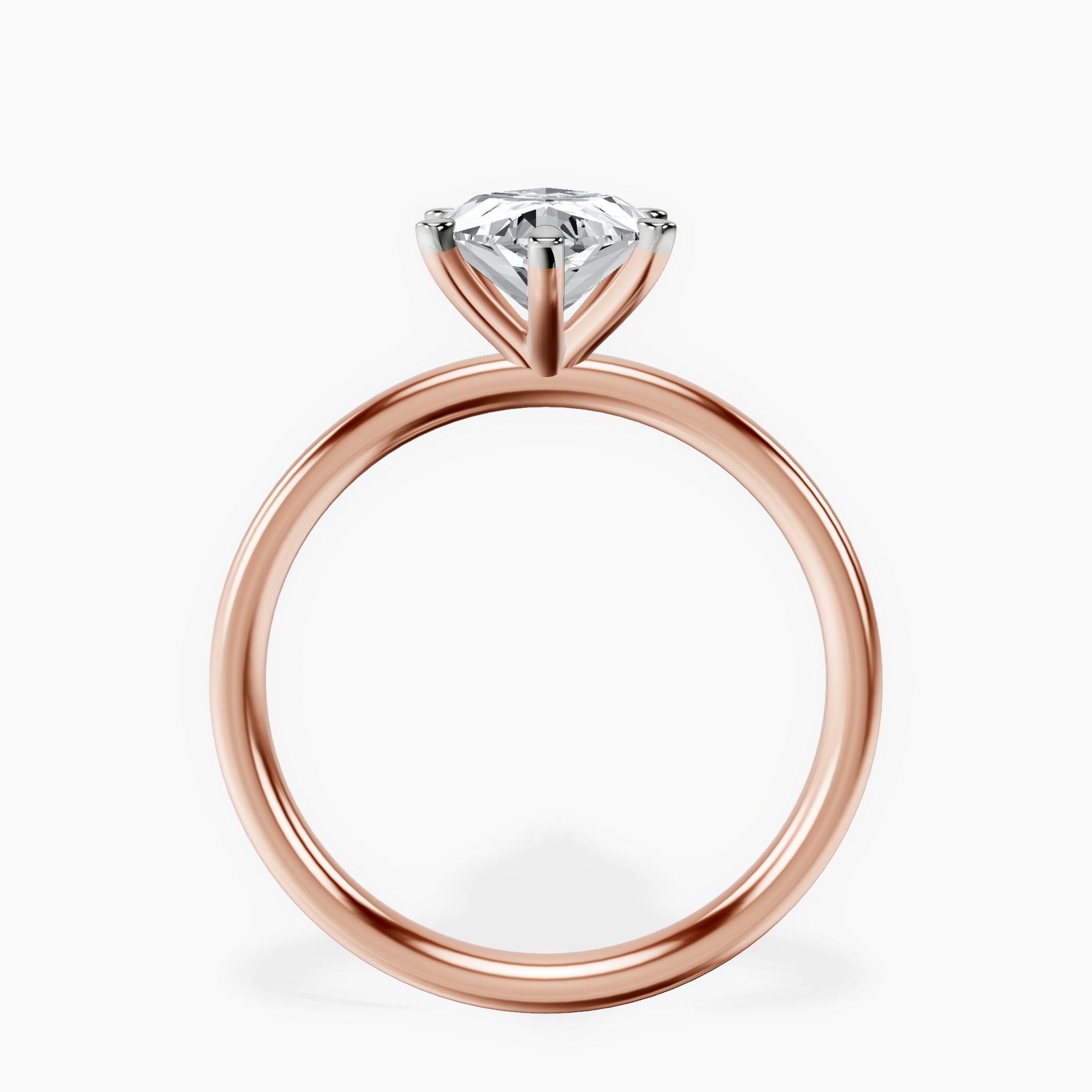 2.73 ct. marquise Six Prong Ring in 18kt rose gold side right image one