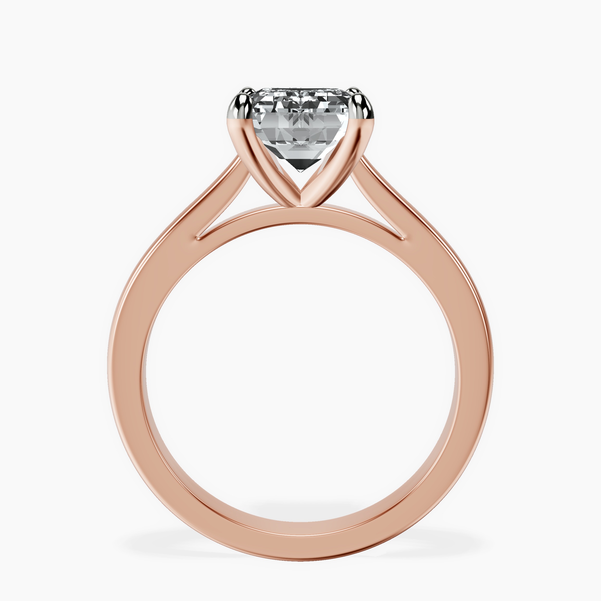 18kt Rose Gold Nina Dobrev Solitaire 2mm Lab Diamond Ring side right image one