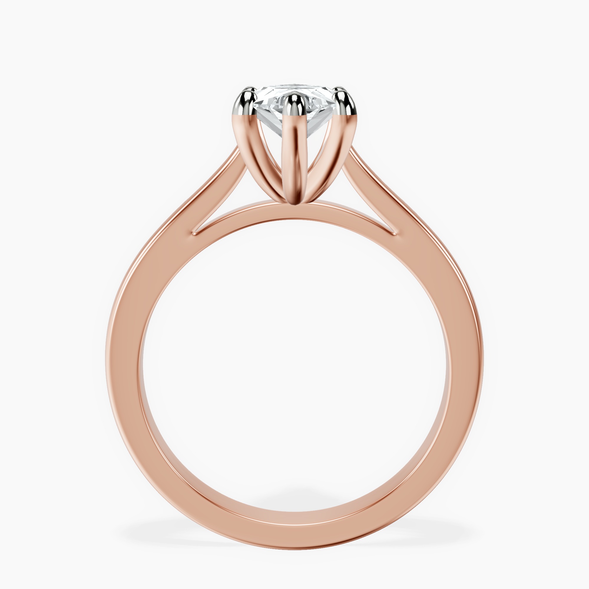 2.73 ct. marquise Teagan Solitaire Ring in 18kt rose gold side right image one