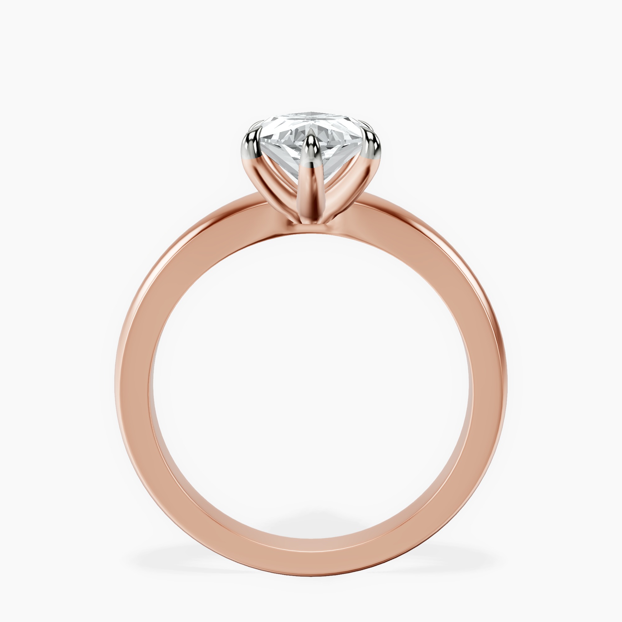 2.92 ct. marquise Arielle Solitaire Ring in 18kt rose gold side right image one