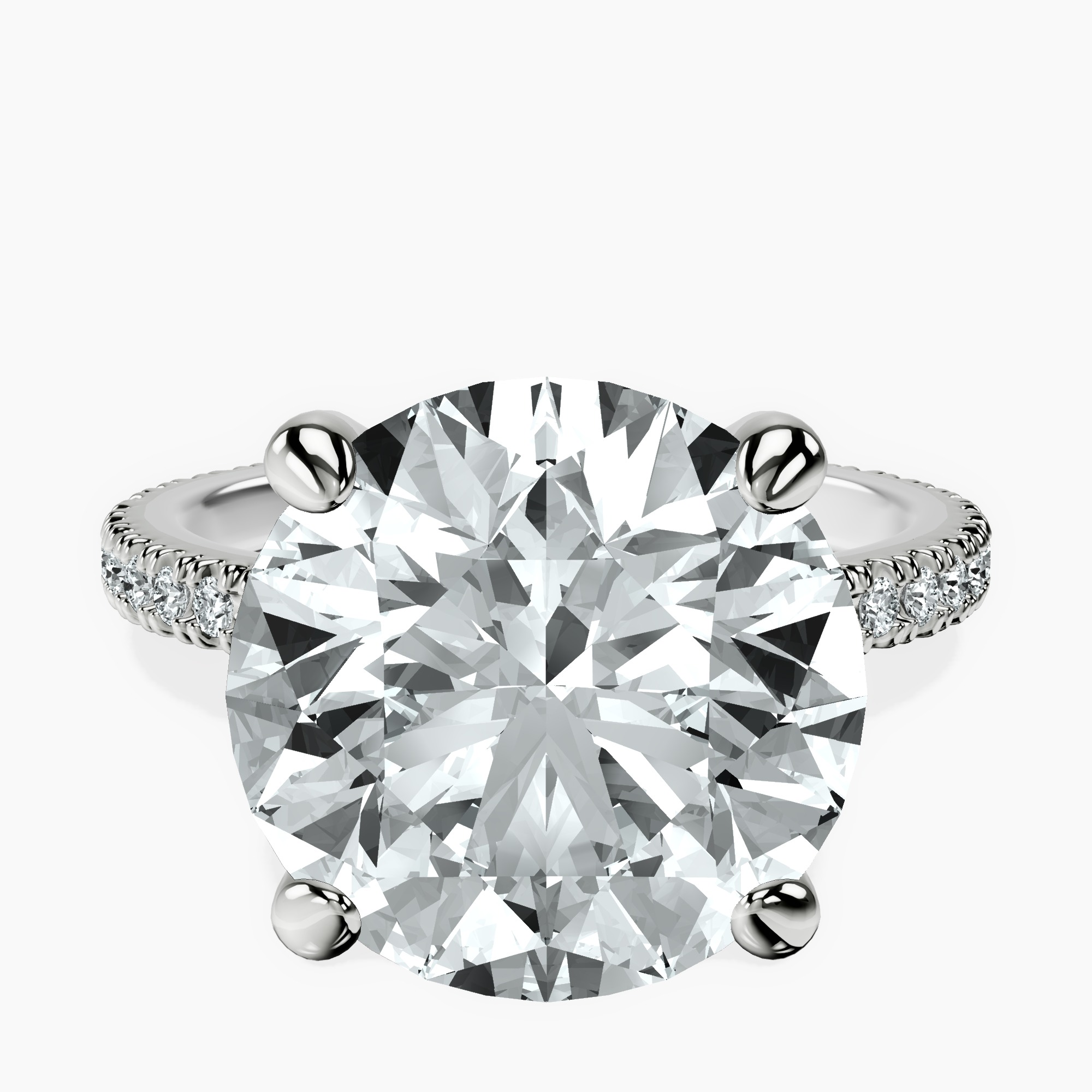 Platinum Claire Full Eternity Lab Diamond Ring front image