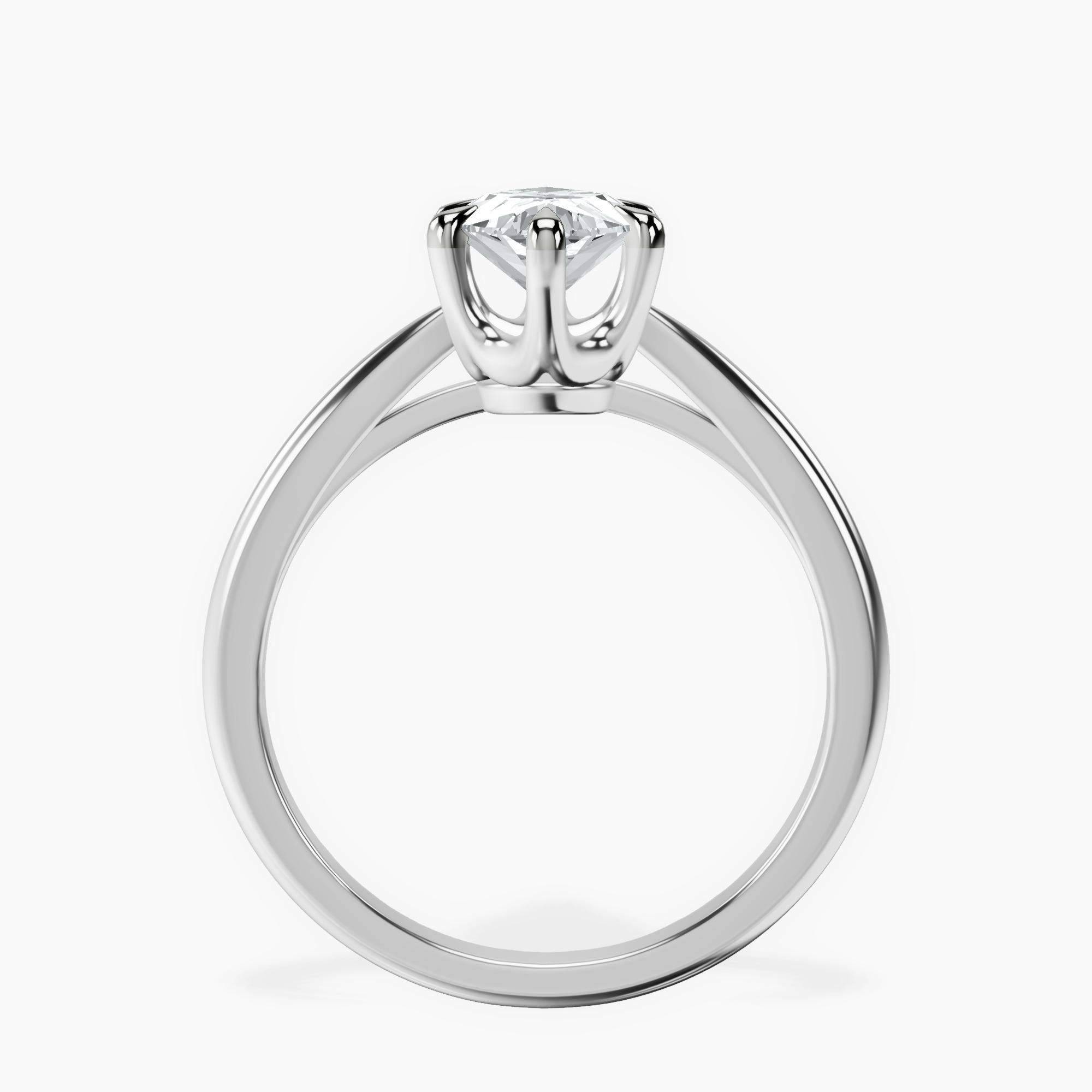 1.43 ct. marquise Azalea Solitaire Ring in 14kt white gold side right image one