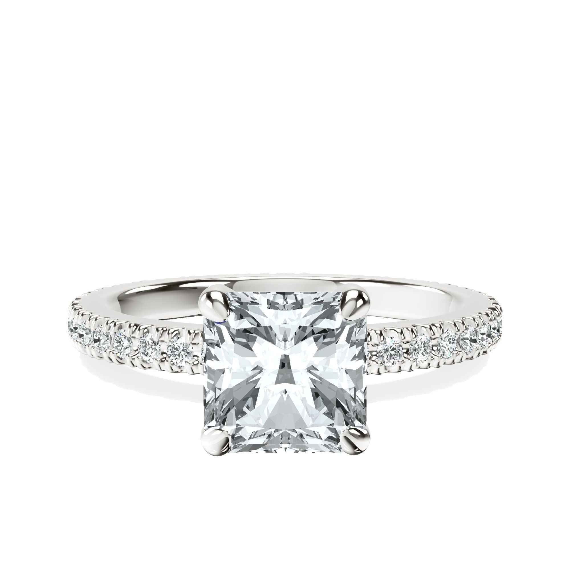 Claire Full Eternity Lab Diamond Ring top view
