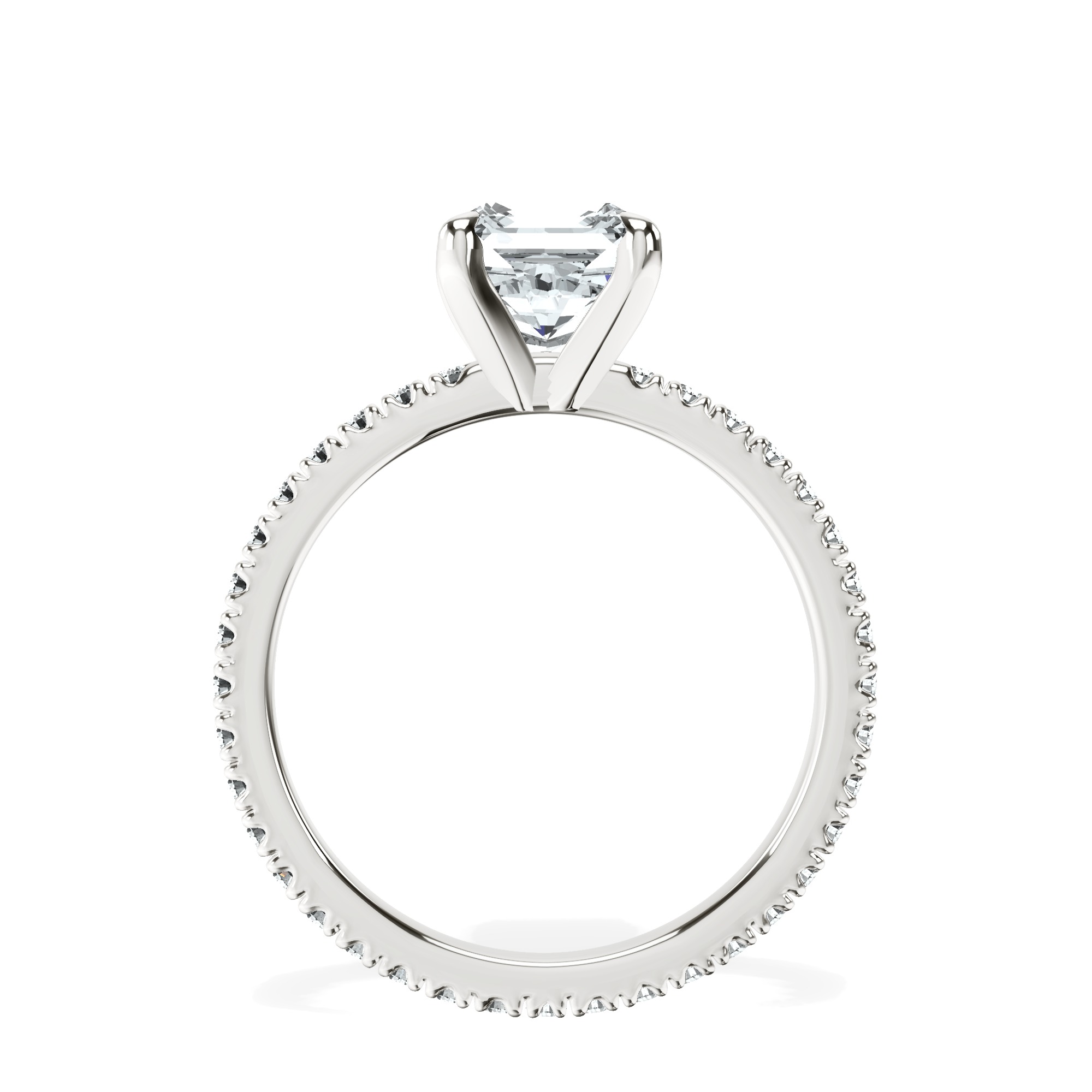 Claire Full Eternity Lab Diamond Ring left view